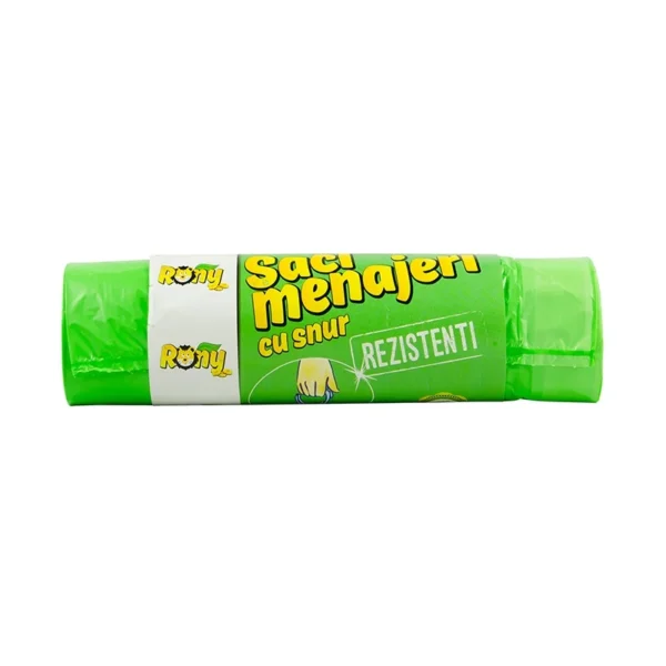 SACI MENAJ 60L/10BC SNUR VERZI