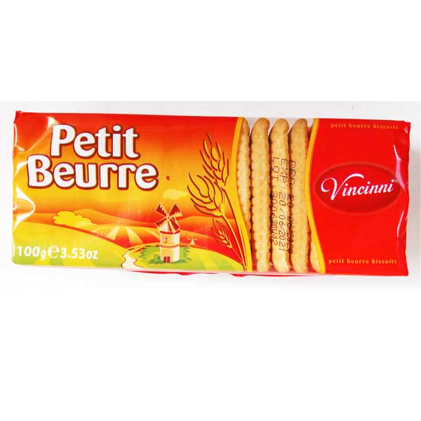 VINCINI PETIT BEURRE 100G/36
