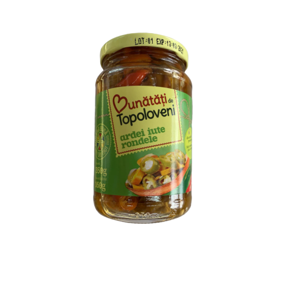 TOPOLOVENI ARDEI IUTE RONDELE 300G/6