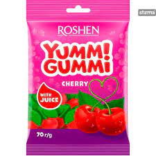 JELEU 70G YUMMI GUMMI CHERRY/22