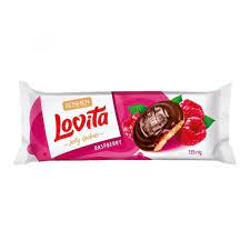 BISC LOVITA JELLY 135G ZMEURA/21