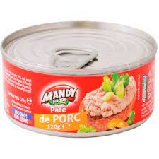 MANDY PATE 120G PORC/6