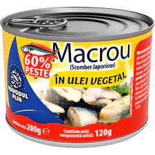 NAVODUL MACROU 200G ULEI VEG/24