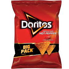 DORITOS 160G HOT PEPPER/18