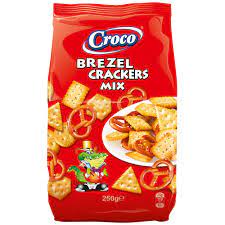 CROCO MIX CRACK&BREZEL 250G/12