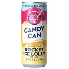 CANDY CAN 0.33L ROCKET ICE LOLLY/12