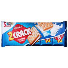 BISC "2 CRACK" MILK 235G/14