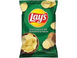 LAY'S CHIPS 60G DILL/28