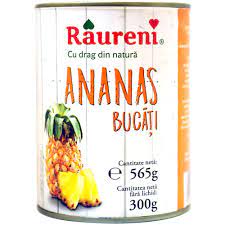 RAURENI ANANAS BUCATI 565G/6