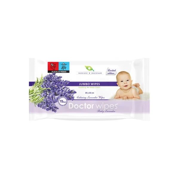 SERV UM DR WIPES 72 LAVANDA/16