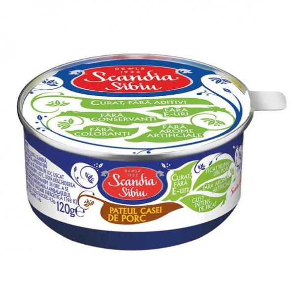 SCANDIA PATE 4X120G PORC
